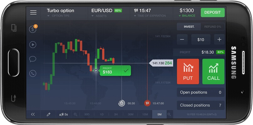 IQ Option Android App: Virdeeler a Wéi erofzelueden