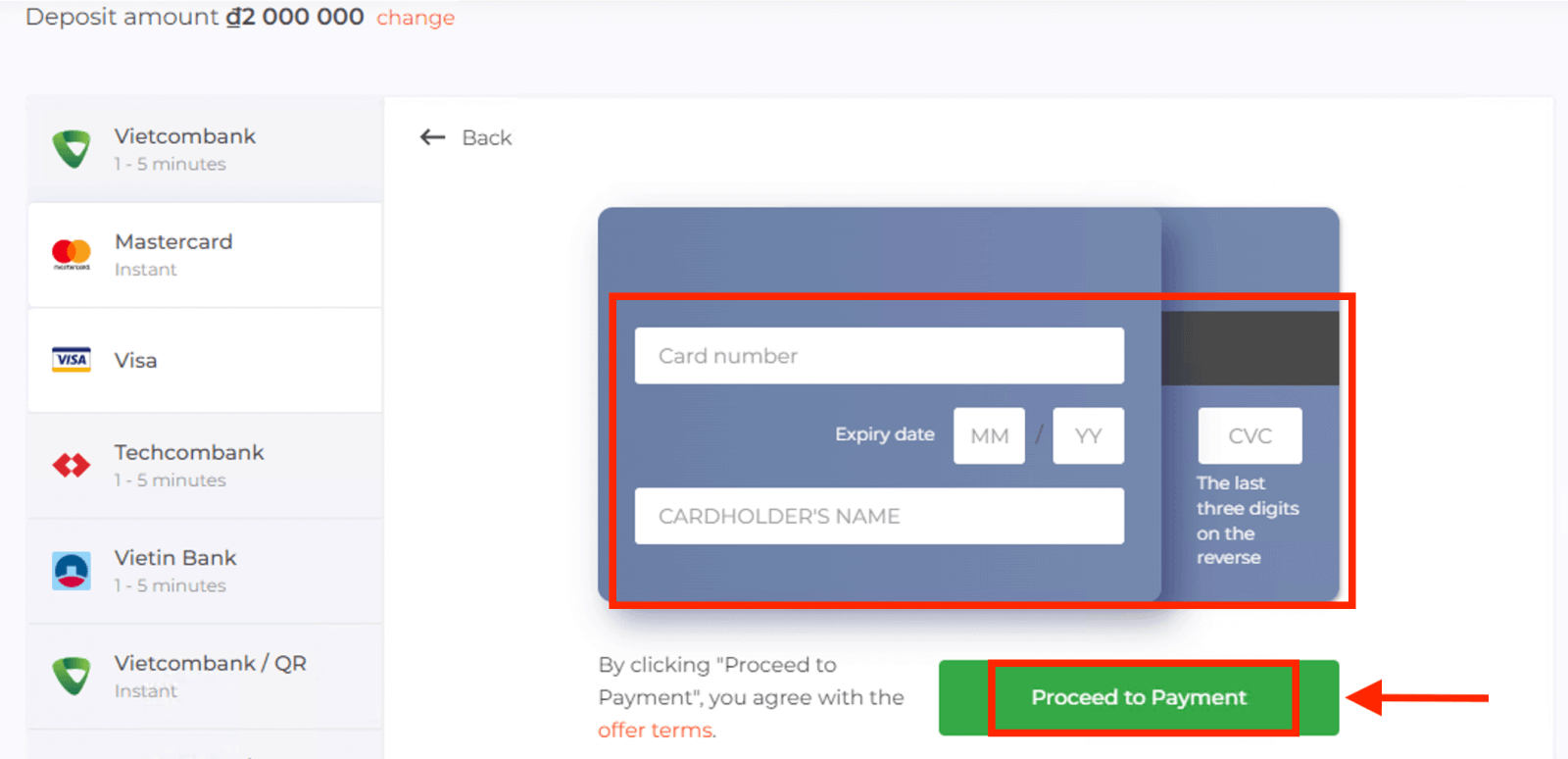 Depot op IQ Option Vietnam: Visa / Mastercard, Internet Banking & E-Portemonnaien Depot op IQ Option Vietnam: Visa / Mastercard, Internet Banking & E-Portemonnaien