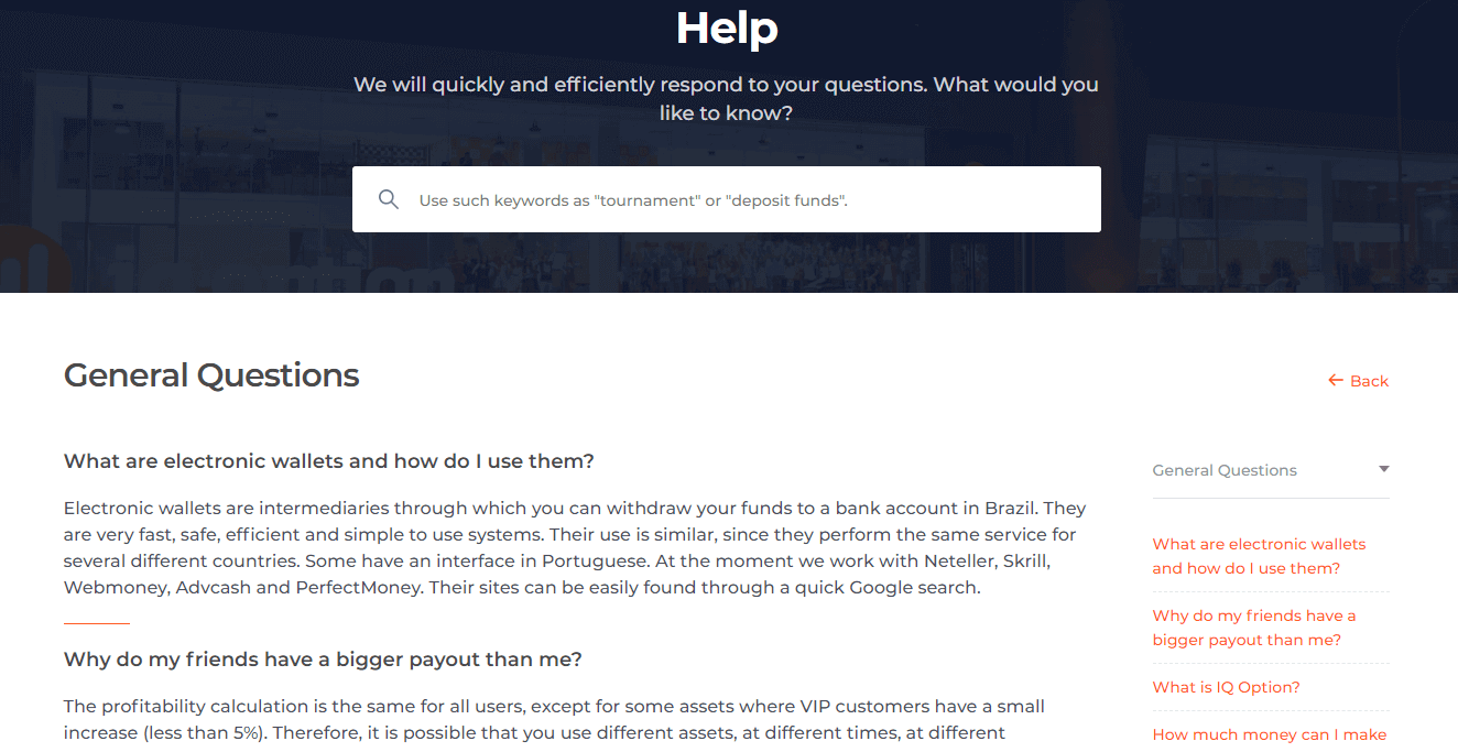 Cómo ponerse en contacto con el soporte de IQ Option Cómo ponerse en contacto con el soporte de IQ Option