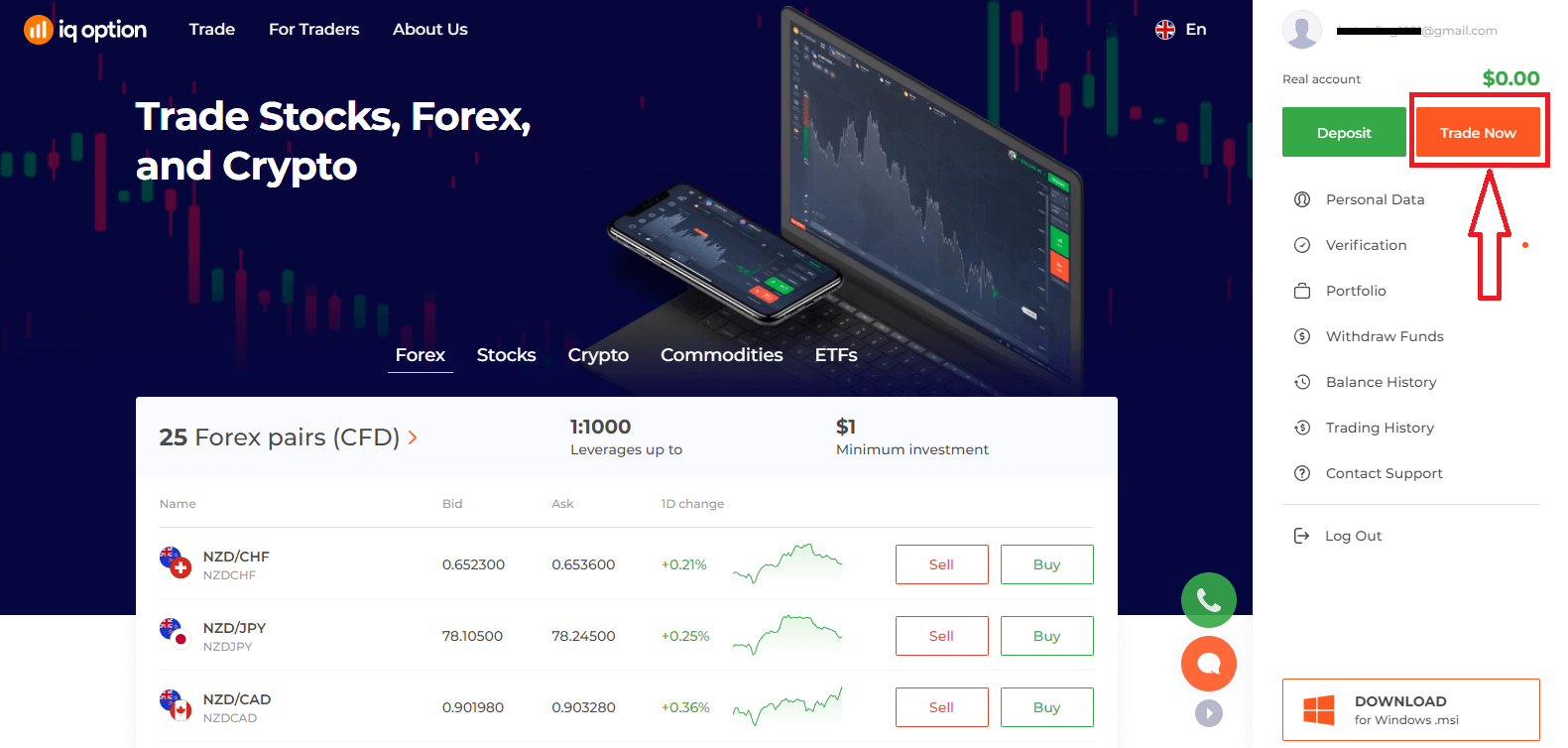IQ Option-de nädip girmeli we pul goýmaly IQ Option-de nädip girmeli we pul goýmaly