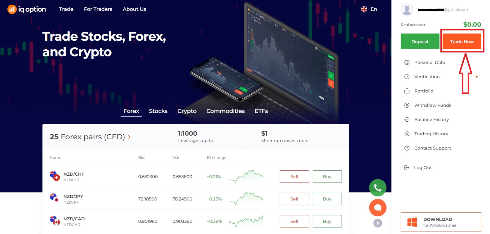 Jak zalogować się do IQ Option Jak zalogować się do IQ Option