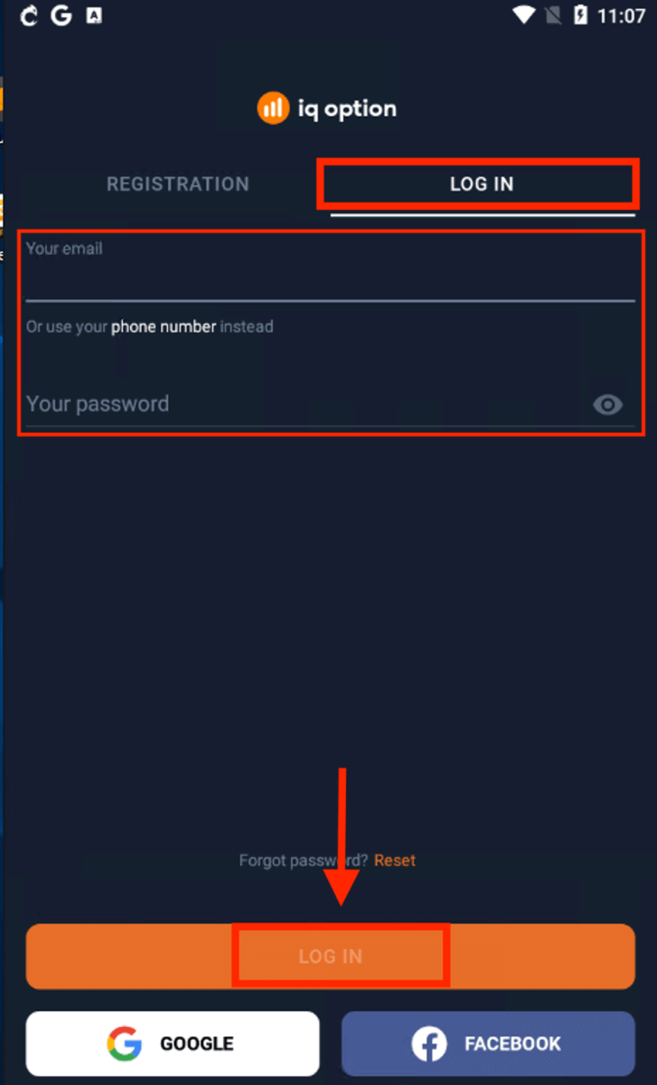 Jak zalogować się do IQ Option Jak zalogować się do IQ Option
