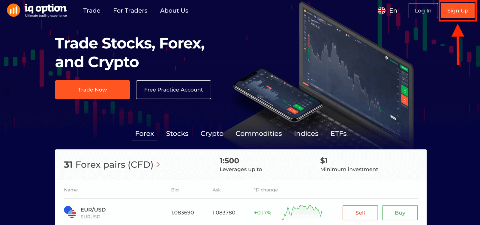 Fa'afefea ona tatala se Fa'amatalaga Fefa'ataua'iga ile IQ Option Fa'afefea ona tatala se Fa'amatalaga Fefa'ataua'iga ile IQ Option