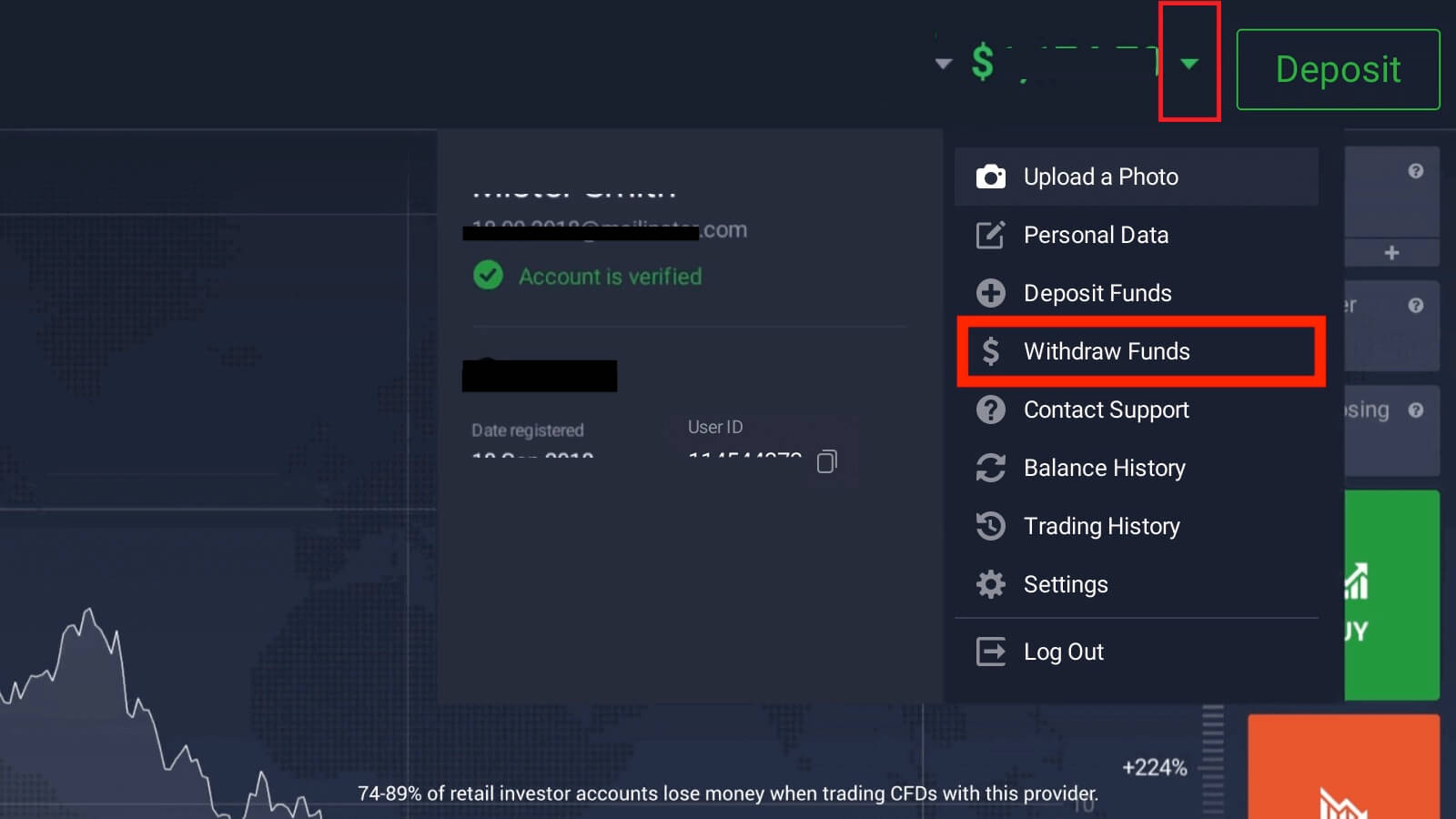 Sådan logger du på og hæver penge fra IQ Option Sådan logger du på og hæver penge fra IQ Option