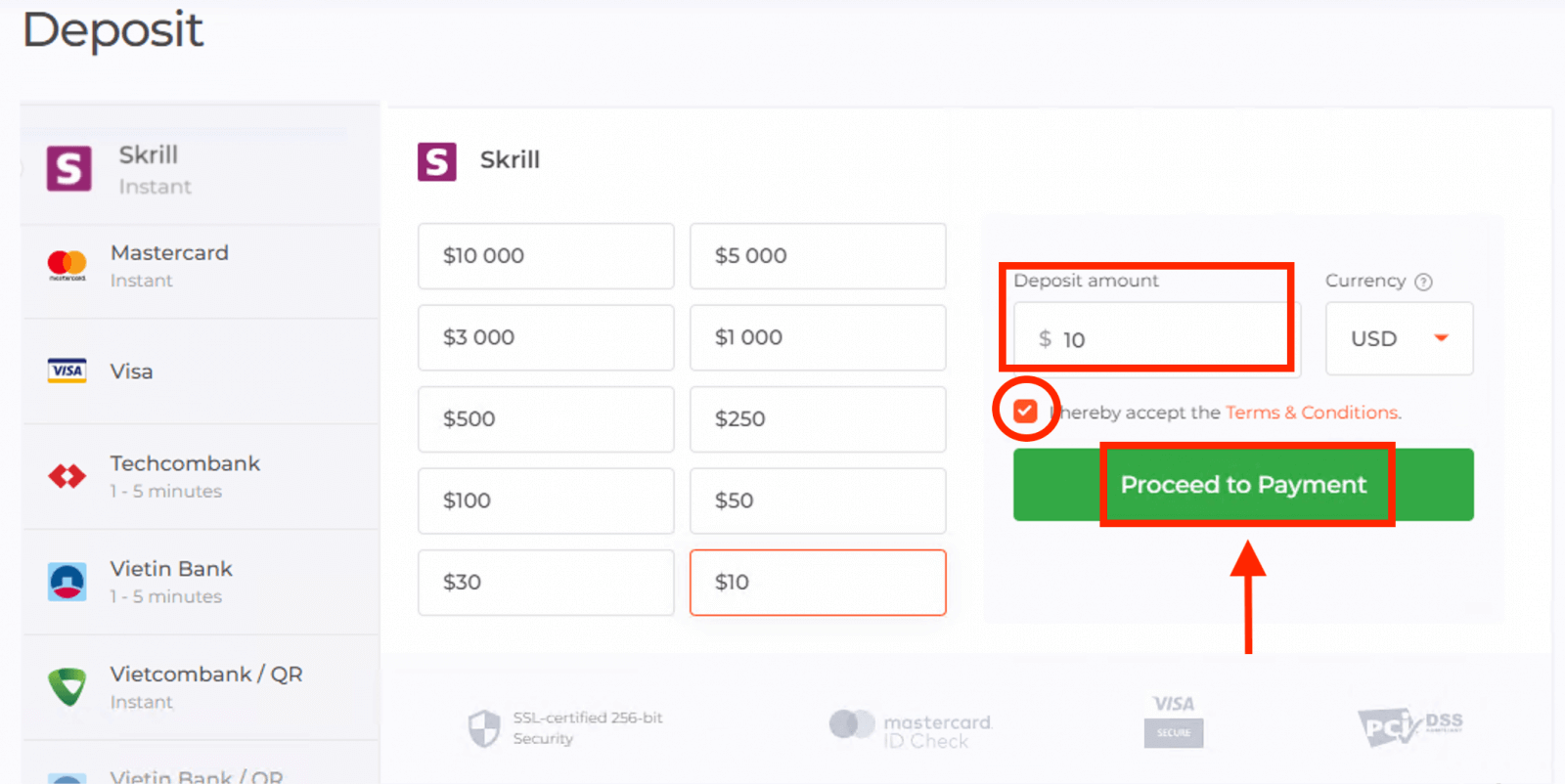 IQ Option Deposit via Skrill: Steps, Limits & Processing Times