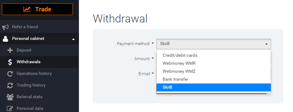 IQ Option Deposit, Withdrawal and Trading FAQ