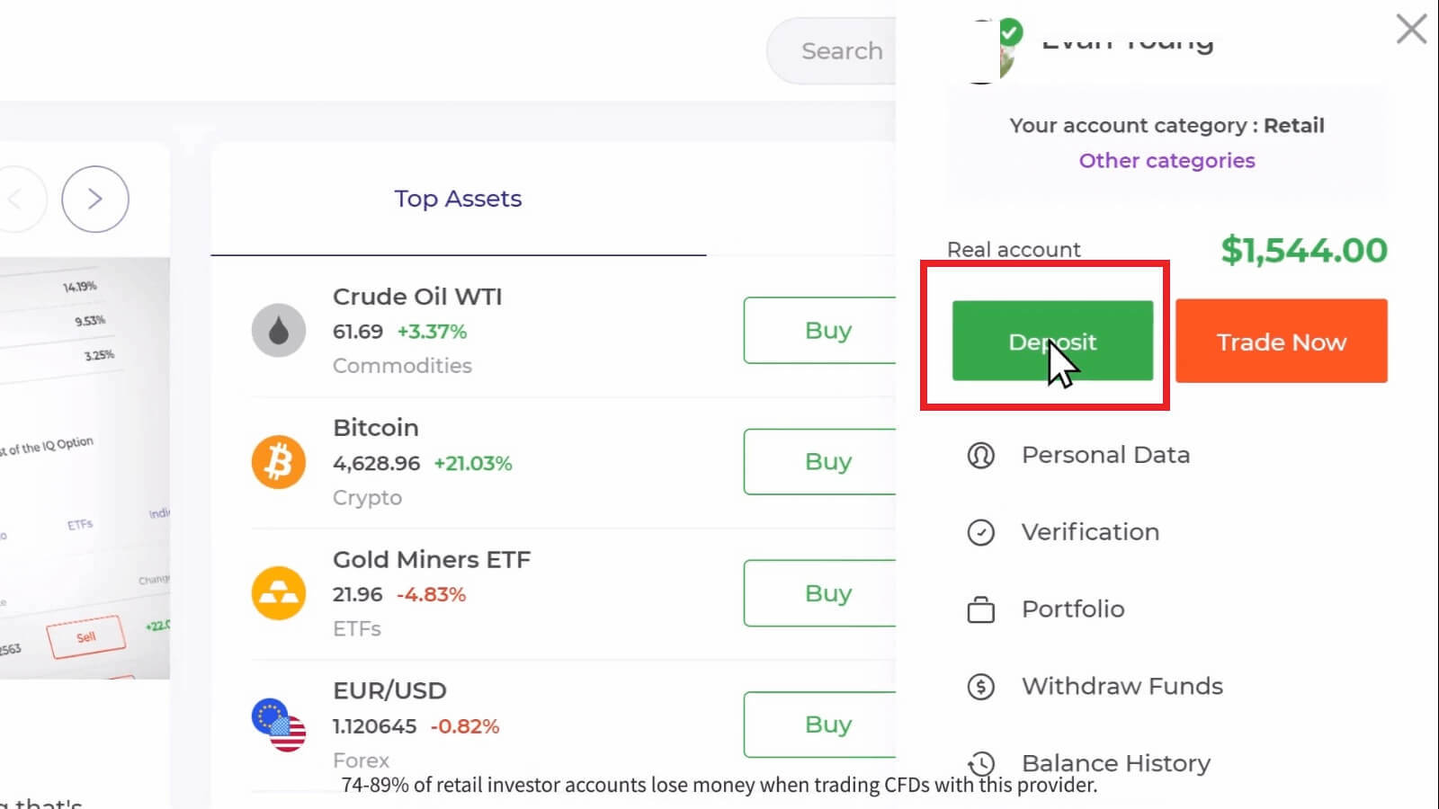 Qala Ukuhweba nge-IQ Option: Izinyathelo Zabaqalayo Zokubeka Uhwebo Lokuqala Qala Ukuhweba nge-IQ Option: Izinyathelo Zabaqalayo Zokubeka Uhwebo Lokuqala