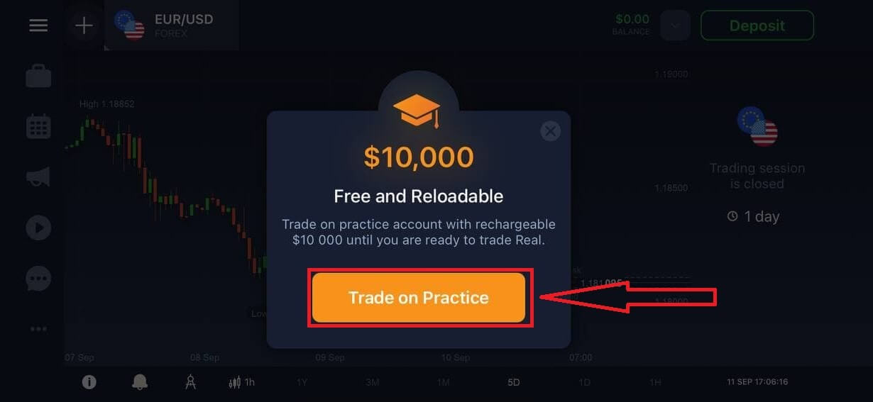 Come registrarsi e iniziare a fare trading con un conto demo in IQ Option